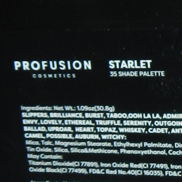 Profusion Cosmetics 35 Shade Starlet Vibrant Eyeshadow Palette - Picture 14 of 16